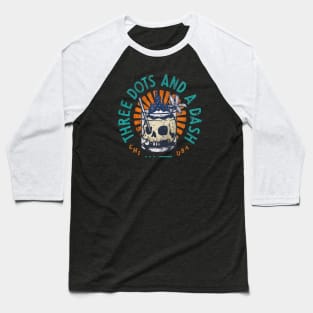 Three Dots and a Dash Tiki Bar Baseball T-Shirt